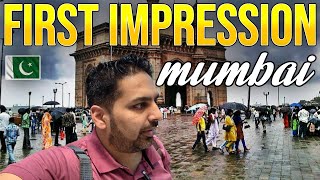 Pakistani First Impression of Mumbai India  Mumbai Food Reaction [upl. by Nonnad526]