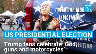 Trump fans fear for Second Amendment at festival of ‘God guns and motorcycles’ • FRANCE 24 [upl. by Twum]