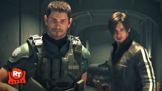 Resident Evil Vendetta 2017  Chris amp Leon vs Zombies Scene  Movieclips [upl. by Kina]