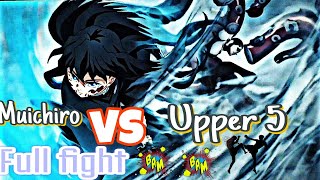 Muichiro vs Gyokko Full FIGHT Eng sub Mist hashira vs upper five demonslayer anime [upl. by Niklaus696]