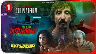 The Platform 1 2019 Film Explained in Hindi  Netflix Movie In हिंदी  उर्दू  Hitesh Nagar [upl. by Hillel]