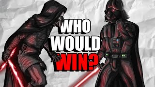 Darth Vader VS Kylo Ren  Who Would Win [upl. by Katrina]