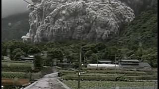 Pyroclastic flow at Mt Unzen in Japan 1991 [upl. by Leonie]