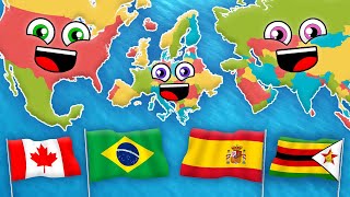 ¡Países Del Mundo  KLT en Español [upl. by Name]