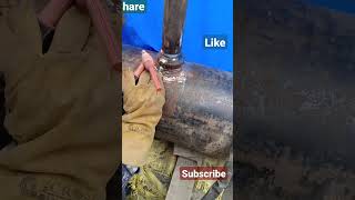 Argon welding pipe to weldolet joint [upl. by Enirual538]