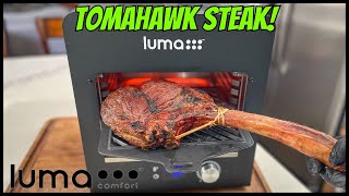 Reverse Seared Tomahawk Steak Luma Electric Steak Grill SKU LSGE80BK00 [upl. by Irehc]