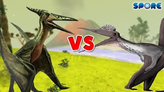 Pteranodon vs Pterodactyl  Dino Deathmatch S1E5  SPORE [upl. by Idnyc]