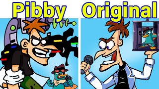 FNF Pibby Dr Doof Vs Original Dr Doof  Perry Platypus amp Dr Doofenshmirtz Vs TriStateFunkin [upl. by Bromley]