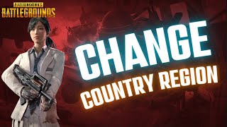 How to Change Country Region in Pubg PC 2024 [upl. by Mcmillan501]