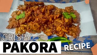 Crispy Pakorey Recipe  Aloo Piyaz Ke Pakorey  Foodmy [upl. by Kcirrez]