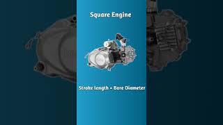 Square vs Undersquare vs Oversquare engine shortsvideo shorts automobile [upl. by Placeeda]