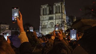 Notre Dame Kathedrale feierlich wiedereröffnet ohne Scholz [upl. by Monti857]