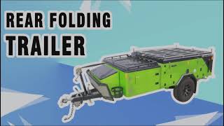 Rear Folding Tent Camper Trailer [upl. by Ahsak990]