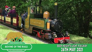 Beer Heights Light Railway at Pecorama  26th May 2021 [upl. by Nibla]