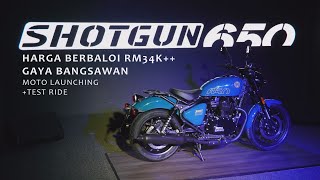 Royal Enfield Shotgun 650 Test Ride  Harga Berbaloi RM34900 [upl. by Fabe]