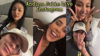 Andina Julie Live Instagram 21112022 [upl. by Aihsenat]