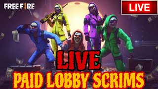 🛑FREE FIRE INDIA WHEN 3PM LOBBY PAID MATCHES LIVE FT EXP ESPORTS🛑 live fflive tournament [upl. by Ettenan]