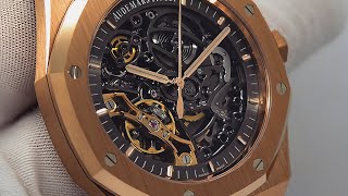 AUDEMARS PIGUET ROYAL OAK OPENWORKED DOUBLE BALANCE 15407OR  AVAILABLE [upl. by Lisa952]