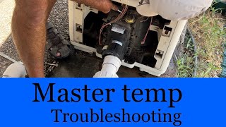 Pool heater not heating the water making popping sounds [upl. by Karlan456]