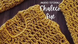 1Chaleco Sué en crochet Tutorial [upl. by Susanetta773]