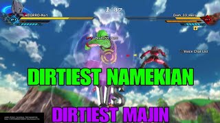 THE DIRTIEST Namekian VS THE DIRTIEST Majin in Xenoverse 2 [upl. by Pedersen248]