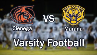 Cienega Football vs Marana [upl. by Mariel]