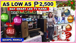 PINAKALATEST ITEM AS LOW AS 2500 PESOS MAKAKABILI KANA NG SMART LED TV DITO SA QUIAPO MANILA [upl. by Ney]