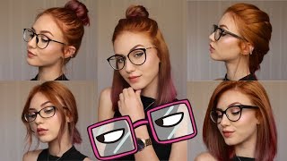 5 Hairstyles for Different Glasses  Stella [upl. by Phillip]