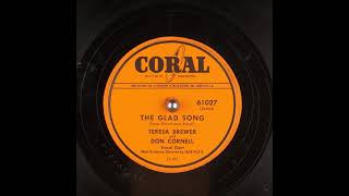 The Glad Song  Teresa Brewer and Don Cornell with Orchestra 1953 [upl. by Idna870]