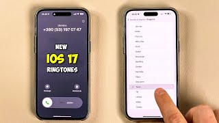 iPhone 15 New Ringtones for Incoming Call iPhone 14 Pro Max iOS 17 [upl. by Reitrac]