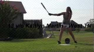 Kaitlyn Martin 13 yo Fastpitch Power Hitter [upl. by Sturrock73]