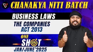 Companies Act 2013 CA Foundation Business Laws One Shot  CA Gurpreet Singh 📚 [upl. by Dirtsa]