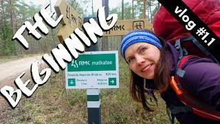 THE BEGINNING  Hiking Through Estonia vlog 11 [upl. by Loughlin]