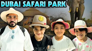 Dubai Safari Park  Amazing Family Vlog [upl. by Anahsahs488]