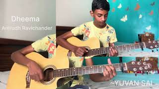 Dheema song guitar cover  AnirudhOfficial [upl. by Jessabell]