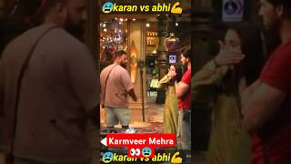 Karanvir Mehra fight 👀😫 shorts [upl. by Ahsemed]