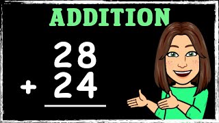 2digit Add 2digit  Column Addition  Maths with Mrs B [upl. by Nallad127]