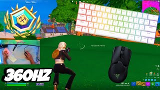 GK61 ASMR Chill🤩 Arena Gameplay🏆 Satisfying Keyboard Fortnite 360 FPS Smooth 4K [upl. by Lora]