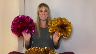 How to Fluff Up Cheerleading Pom Poms [upl. by Eibbil655]