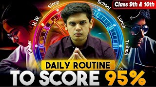 Daily Routine to Score 95 in Class 9th 10th🔥 Time Management Prashant Kirad [upl. by Oah]