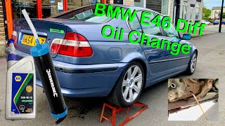 Replacing BMW Diff Oil Easy DIY… Changing E46 Differential Fluid 330d [upl. by Atinihc412]