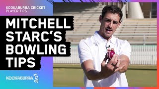 Mitchell Starcs Bowling Tips Updated 2023  Kookaburra Cricket [upl. by Ainola]