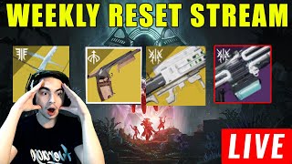 LIVE  DESTINY 2 WEEKLY RESET STREAM DSC FARMING  MORE [upl. by Glenda]