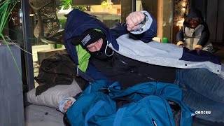 Sheltersuit Sleep Out 2023  dentsu Benelux [upl. by Chesna]