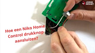 Hoe een Niko Home Control drukknop aansluiten [upl. by Itram]