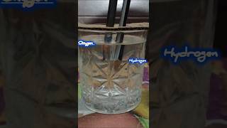 electrolysis process breakdown of h2 and o2science experiment electrolysis science experiment [upl. by Oakman]