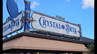 Crystal Art by Arribas Brothers Store at Disney Springs [upl. by Jacobah]