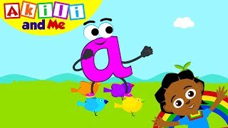 Meet Letter A  Learn the Alphabet with Akili  Cartoons for Preschoolers [upl. by Siram]