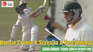 Hansie Cronje 6 Sixes 5 vs Muralitharan 2nd Test  Centurion  Srilanka Tour Of South Africa 1998 [upl. by Cadal]