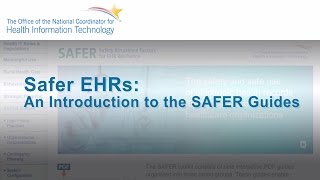 SAFER Guides for EHRs [upl. by Colette]